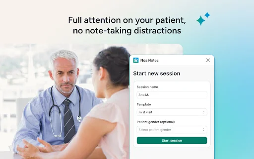 Noa Notes by Docplanner: AI Medical Assistant para sa Doktor - Screenshot 1