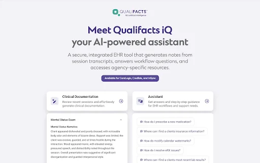 Download Qualifacts iQ: AI Workflow para sa Mental Health - Screenshot 1