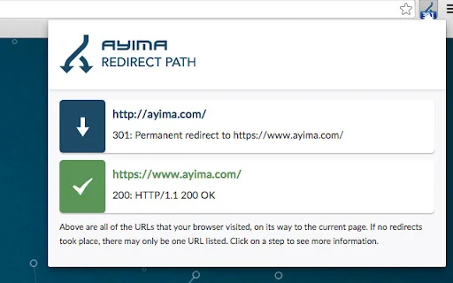 I-download ang Redirect Path: Ang Pinakamahusay na SEO Tool para sa Chrome - Screenshot 1