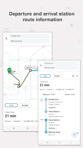 I-download ang Seoul Subway App – Gabay sa Tren sa Korea - Screenshot 9