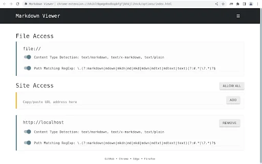 Markdown Viewer: Pinakamahusay na Markdown Reader para sa Chrome - Screenshot 4