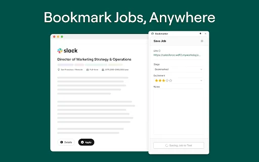 Teal Job Search Companion: I-streamline ang Iyong Paghahanap ng Trabaho - Screenshot 1